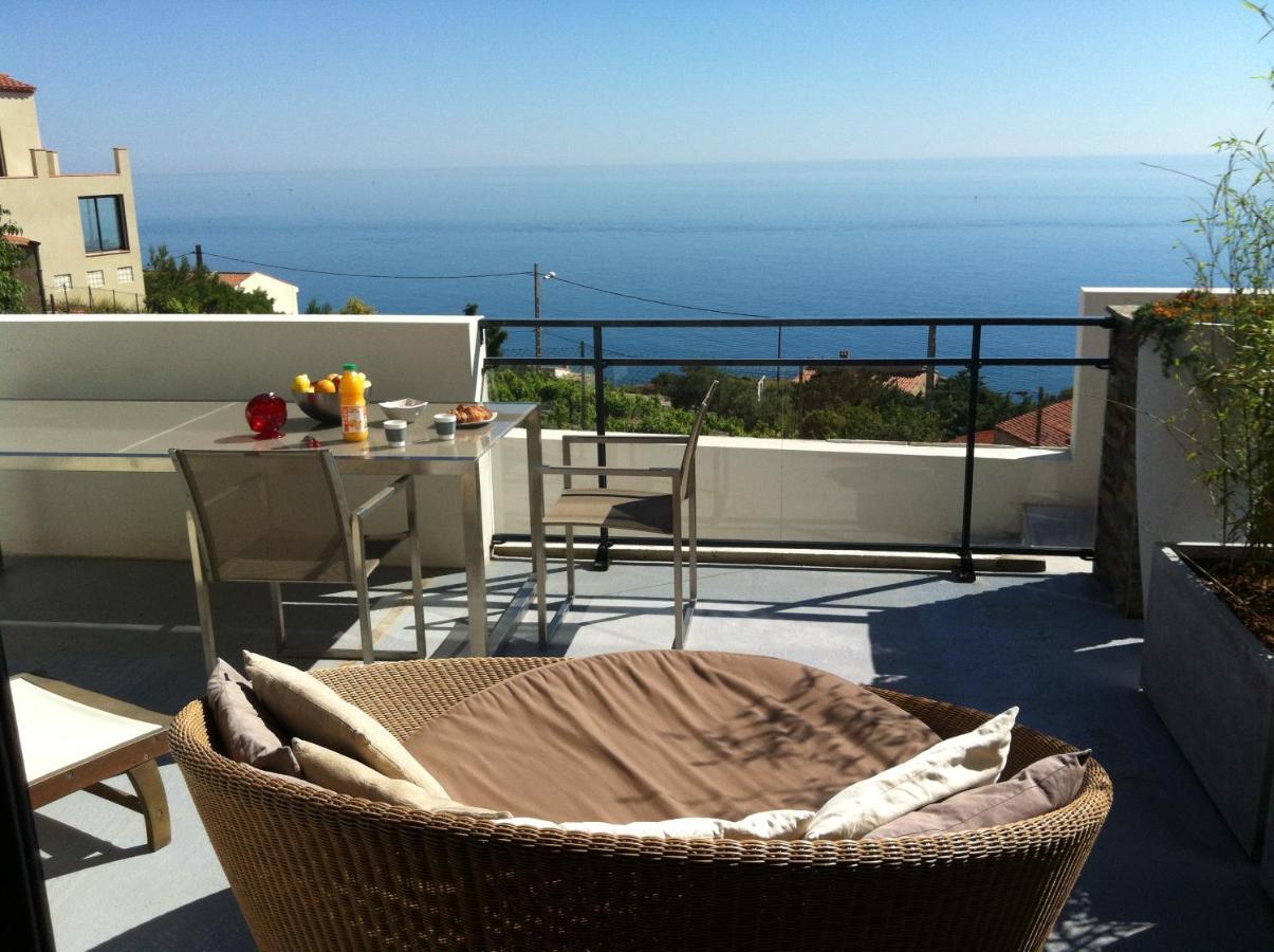 appartement vue mer el farniente Cerbère Exterior foto