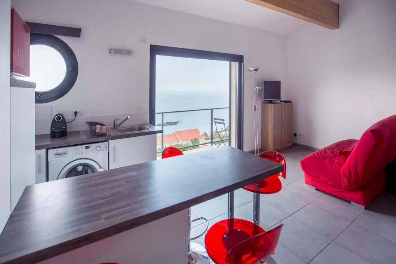 appartement vue mer el farniente Cerbère Exterior foto