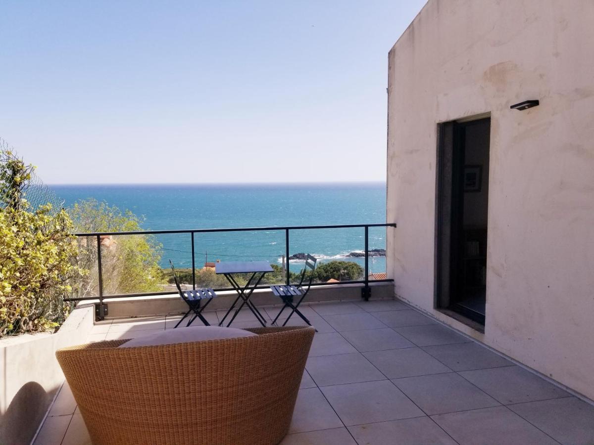 appartement vue mer el farniente Cerbère Exterior foto