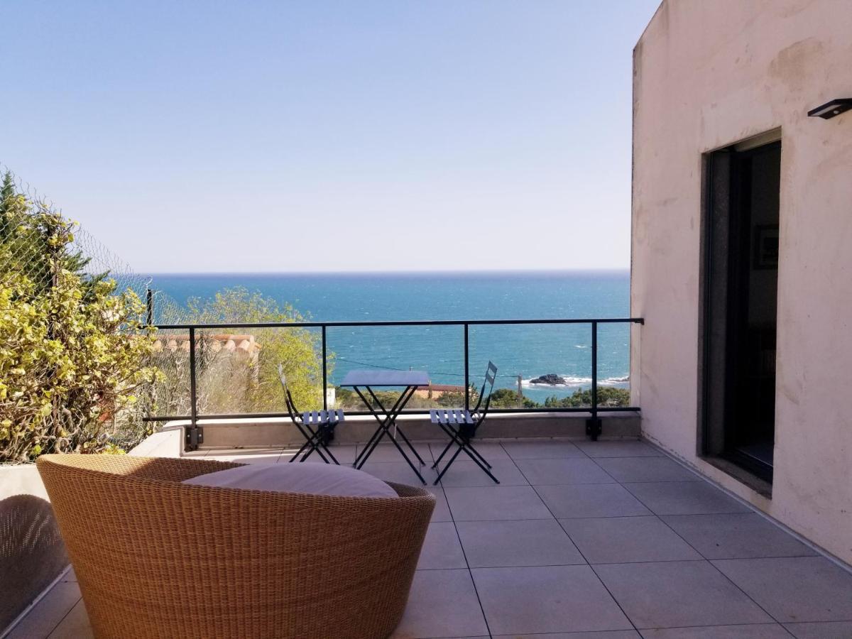appartement vue mer el farniente Cerbère Exterior foto
